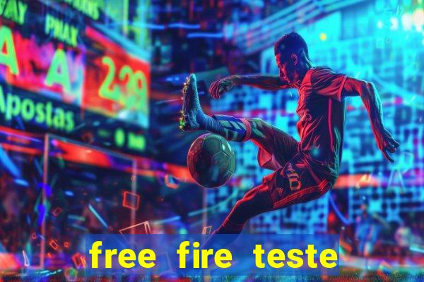 free fire teste grátis jogar agora