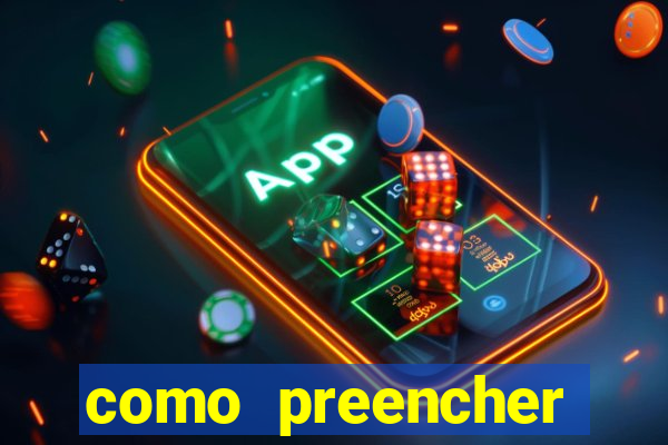 como preencher recibo de pagamento