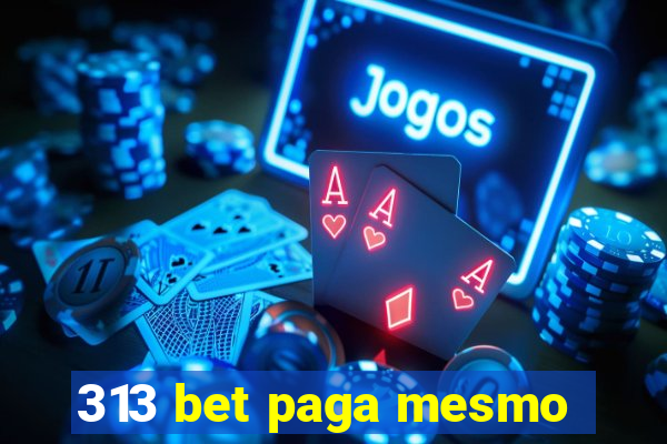 313 bet paga mesmo