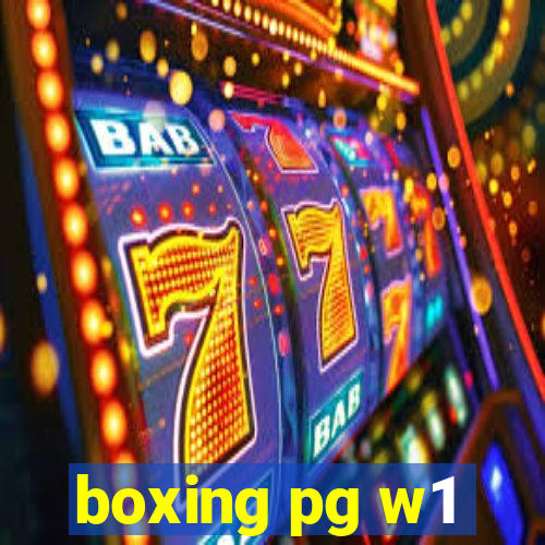 boxing pg w1