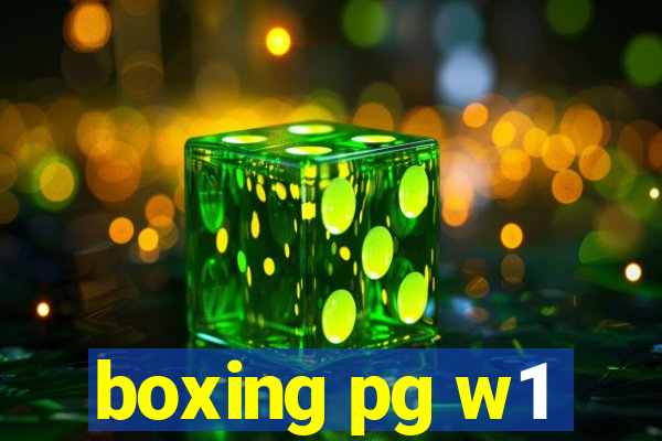 boxing pg w1