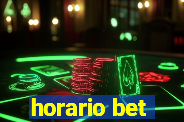 horario bet