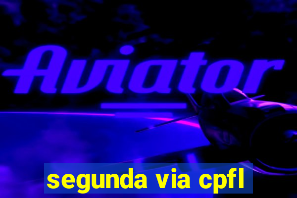 segunda via cpfl