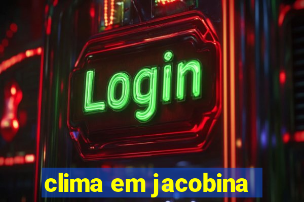 clima em jacobina