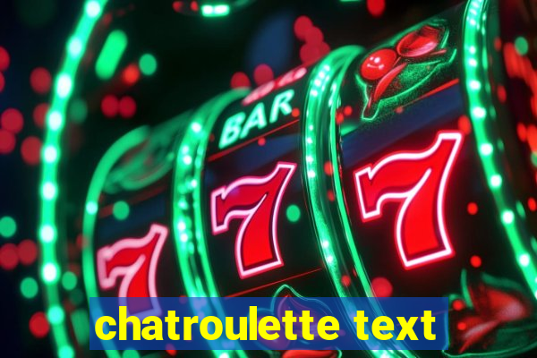 chatroulette text