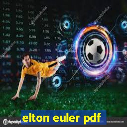 elton euler pdf