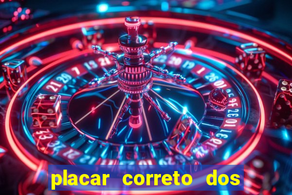 placar correto dos jogos de hoje