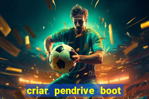 criar pendrive boot windows 10