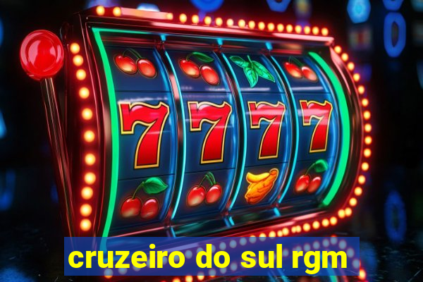 cruzeiro do sul rgm