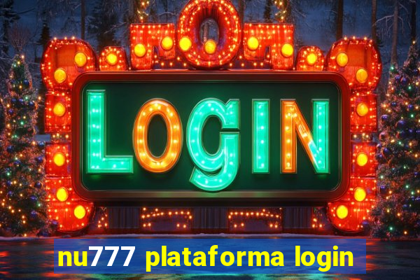 nu777 plataforma login