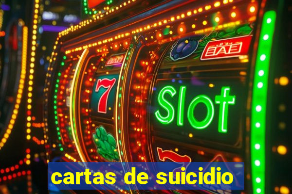 cartas de suicidio