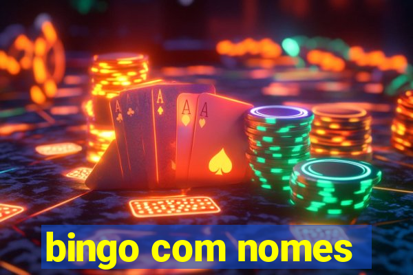 bingo com nomes