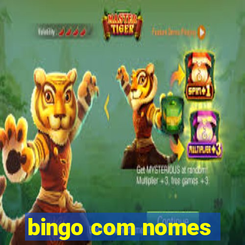 bingo com nomes