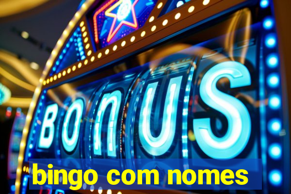 bingo com nomes