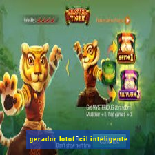 gerador lotof谩cil inteligente