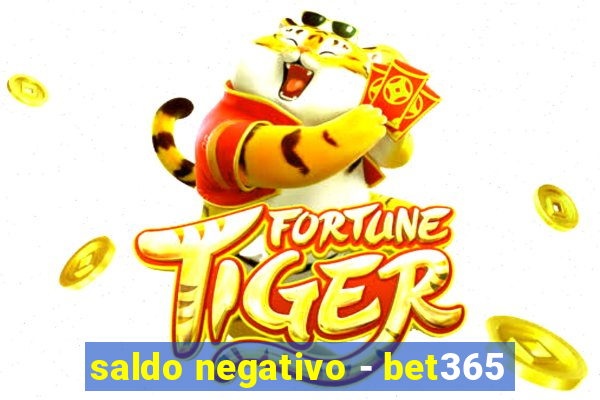 saldo negativo - bet365