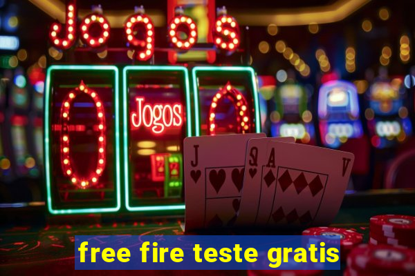 free fire teste gratis