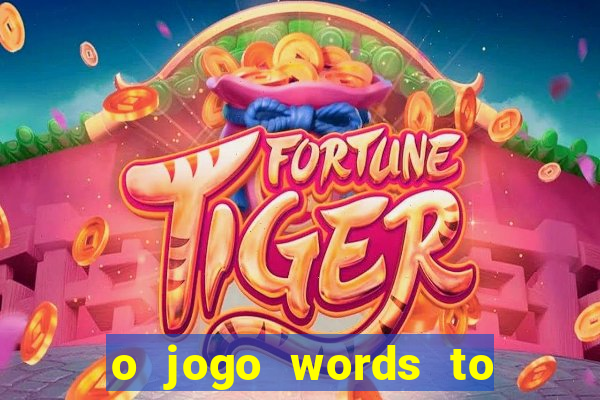 o jogo words to win paga mesmo