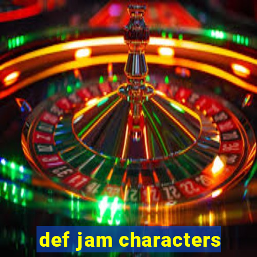 def jam characters