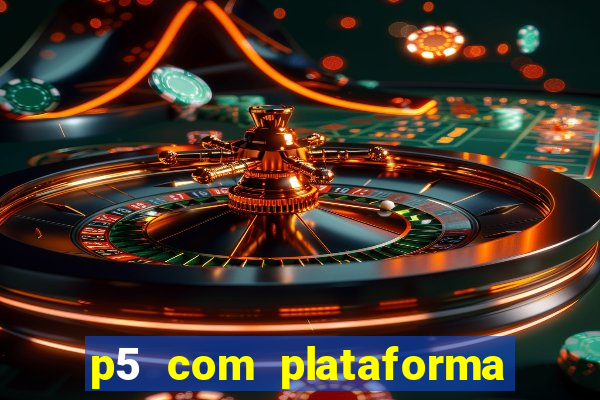 p5 com plataforma de jogos