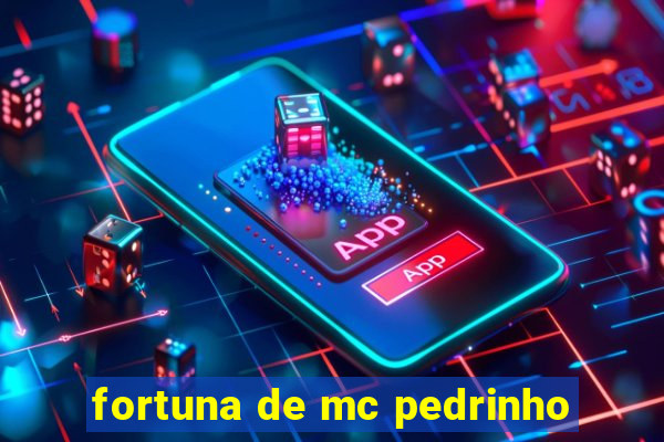 fortuna de mc pedrinho