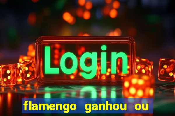 flamengo ganhou ou perdeu hoje