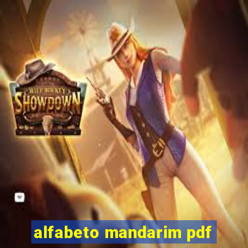 alfabeto mandarim pdf