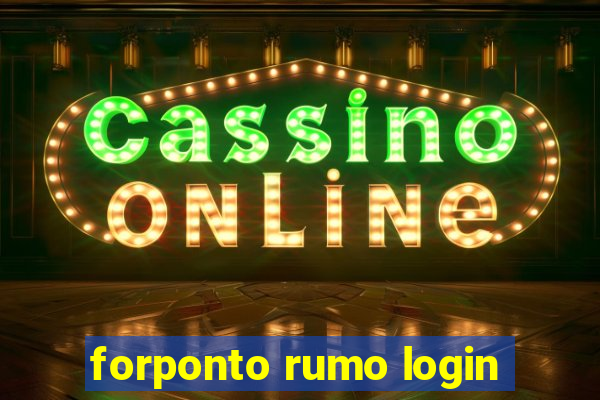 forponto rumo login