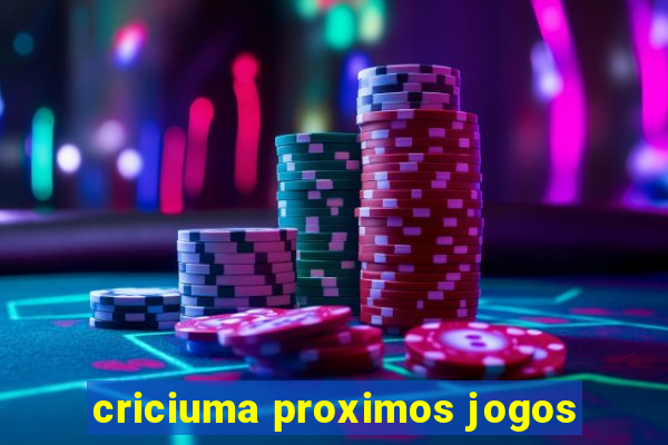 criciuma proximos jogos