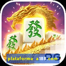 plataforma a188.com paga mesmo