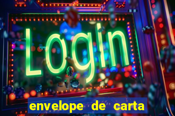 envelope de carta para imprimir
