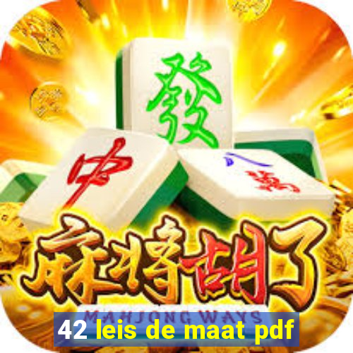 42 leis de maat pdf